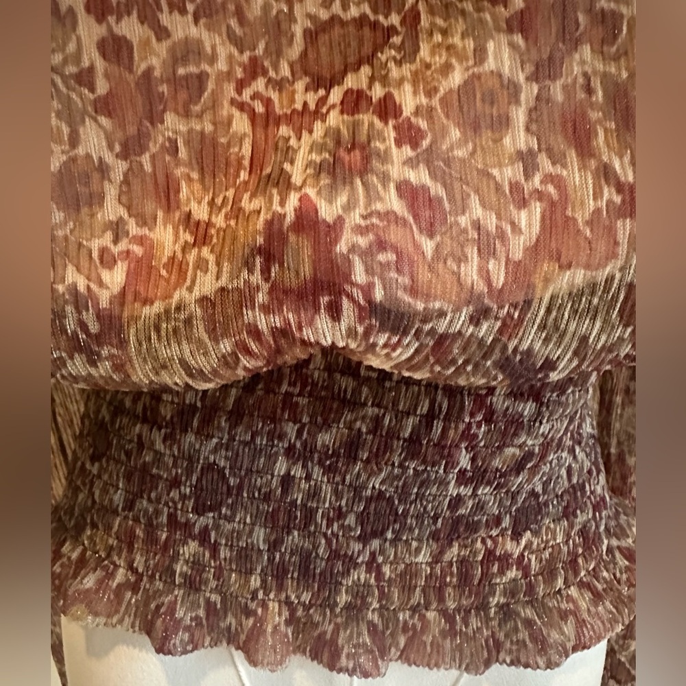 Joie Sheer Blouse- Medium - Picture 6 of 10
